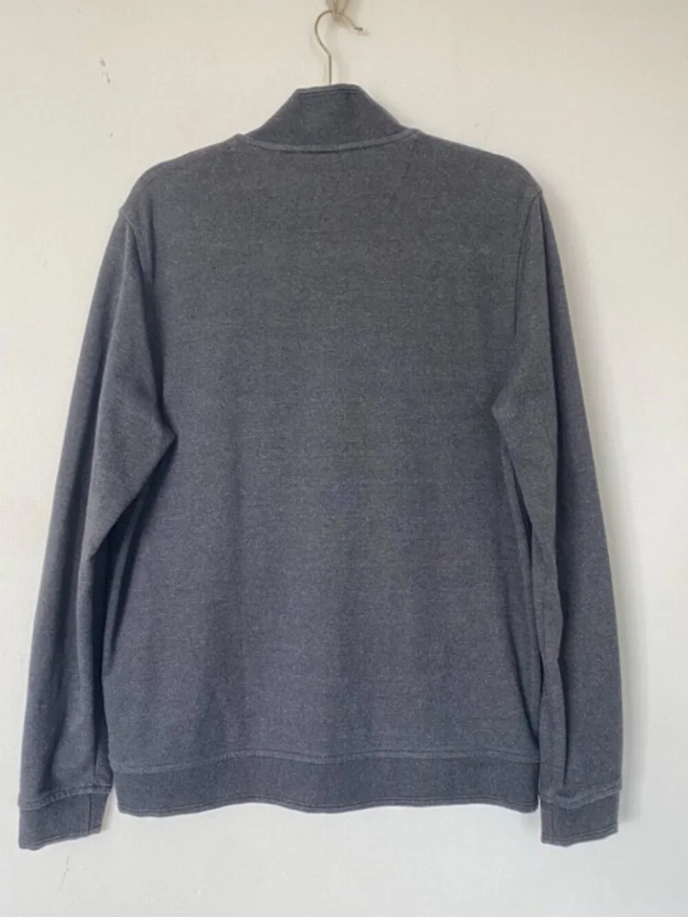 TED BAKER Men's Zip Up Jacket Jam Trim Fit in Black Size 4 or US Large Charcoal